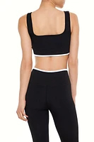 Seamless Two-Tone Sports Bra
