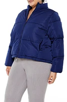 Plus Quilted Puffer Jacket