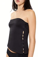 Contour Sculpt Asymmetrical Tube Top