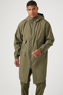 Hooded Longline Utility Jacket