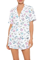 Hello Kitty & Friends Shirt Shorts Pajama Set