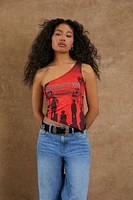 Compton Cowboys One-Shoulder Top