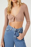 Cropped Cardigan Sweater