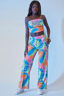 FUBU Abstract Print Pants