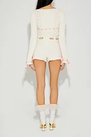 Betsey Johnson Sweater-Knit Shorts