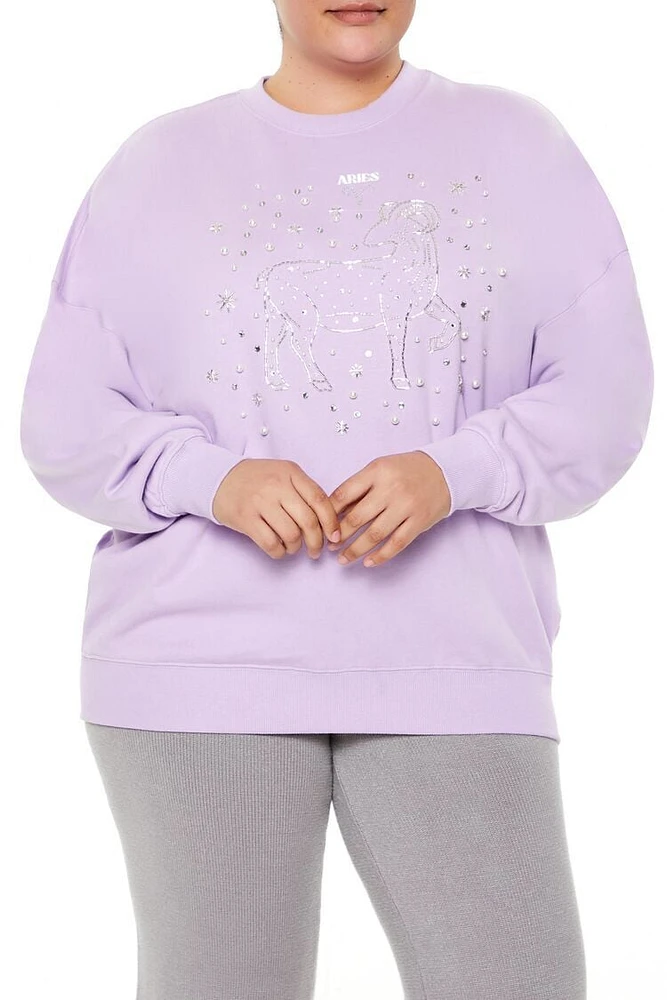 Plus Beaded Aries Pullover