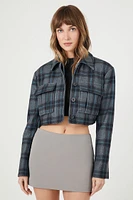 Cropped Plaid Shacket