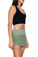 Seamless Ribbed Sports Bra