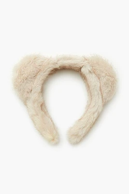 Faux Fur Bear-Ear Headband