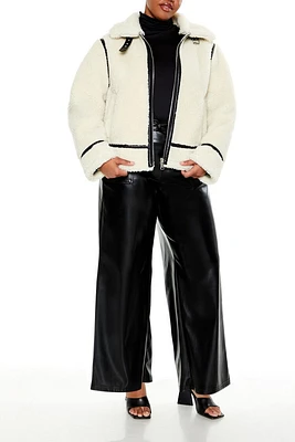 Plus Faux Leather Pants