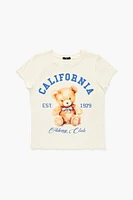 Girls California Teddy Tee (Kids)