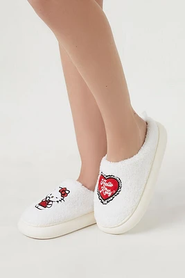 Plush Hello Kitty House Slippers