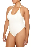 Plus Seamless One-Piece Swimsuit