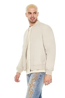 Drop-Sleeve Bomber Jacket