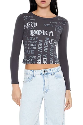 New York Graphic Cropped Tee