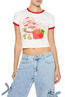 Strawberry Shortcake Ringer Tee