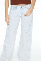 Low-Rise Baggy Wide-Leg Jeans