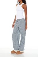 Gingham Drawstring Pants