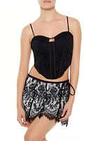 Lace Sweetheart Corset Cami