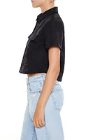 Cropped Pocket Shirt