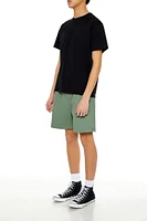 Vented Drawstring Volley Shorts