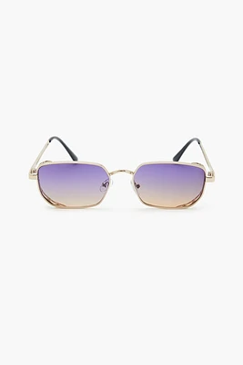 Gradient Oval Frame Sunglasses