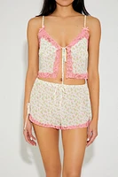 Betsey Johnson Cami & Shorts Pajama Set