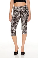 Leopard Print Capri Leggings