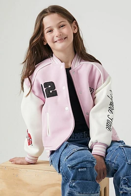 Girls New York Varsity Letterman Jacket (Kids)