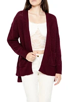 Open-Front Cardigan Sweater