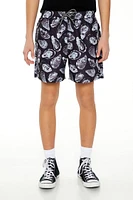 Oyster Print Swim Trunks