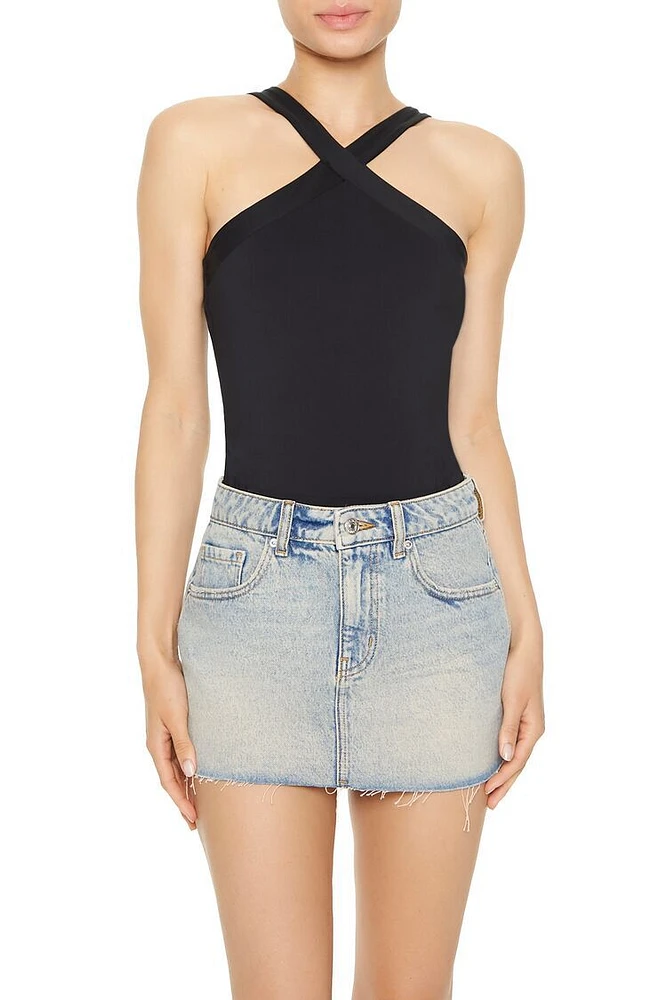 Fitted V-Strap Bodysuit