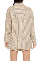 Striped Poplin Shirt