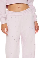 Active Fleece Rhinestone Sweatpants