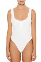 Ribbed Knit Tank Bodysuit