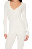 Long-Sleeve Pajama Jumpsuit