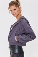 Active Zip-Up Hooded Windbreaker