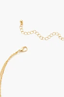Layered Round Pendant Necklace