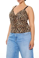 Plus Leopard Print Cami