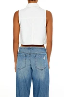 Twill Utility Crop Top