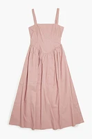 Poplin Midi Dress