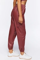 Active Faux Leather Joggers