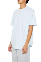 Cotton Curved-Hem Tee