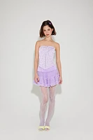 Betsey Johnson Corset Tube Top