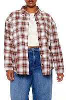 Plus Plaid Flannel Shirt