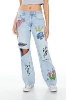Desert Patch High-Rise Jeans
