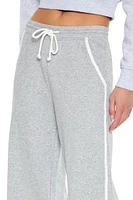 French Terry Wide-Leg Sweatpants