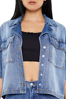 Boxy Oversized Denim Shirt