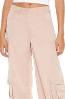 High-Rise Wide-Leg Cargo Pants
