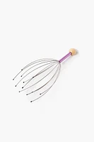 Metallic Handheld Head Massager